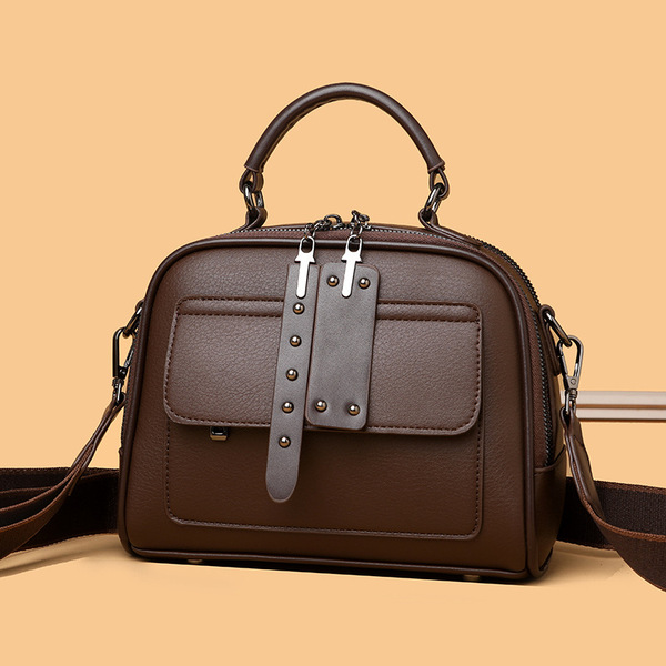 Ladies' handbag & Crossbody Bag (Coffee)